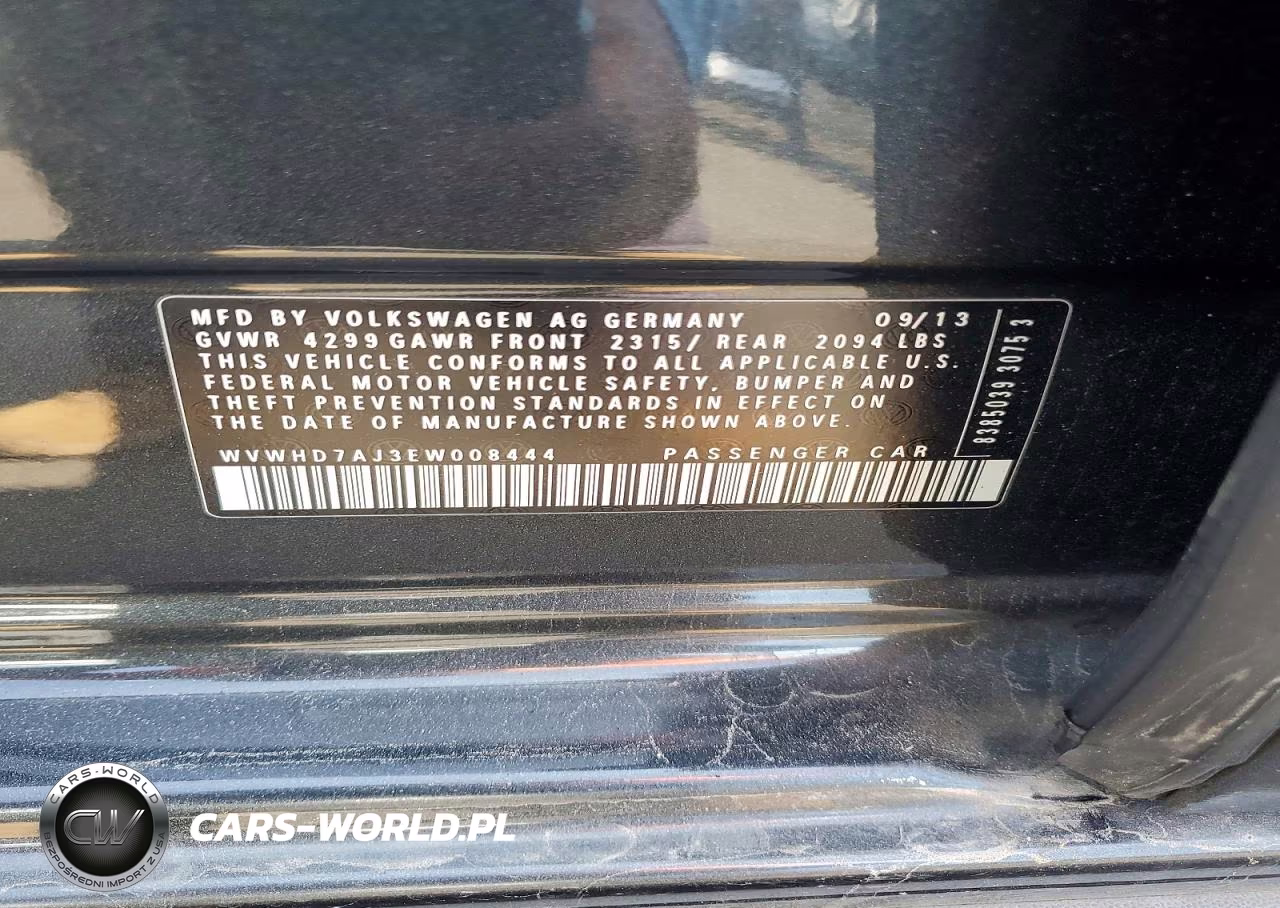 2014 Volkswagen Gti VIN:WVWHD7AJ3EW008444 - 12