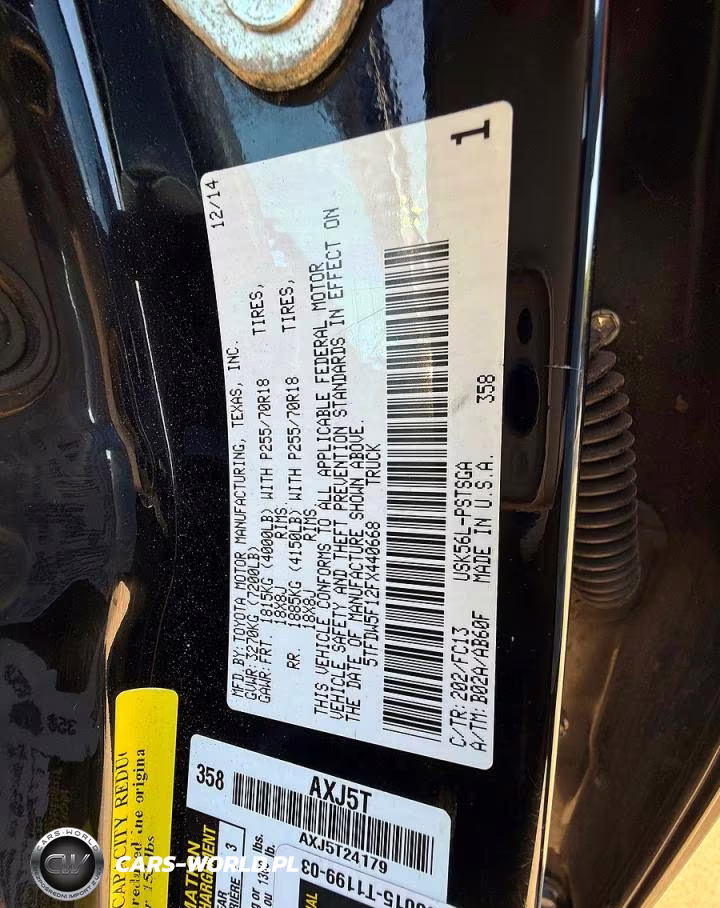 2015 Toyota Tundra Crewmax Sr5 VIN:5TFDW5F12FX440668 - 10