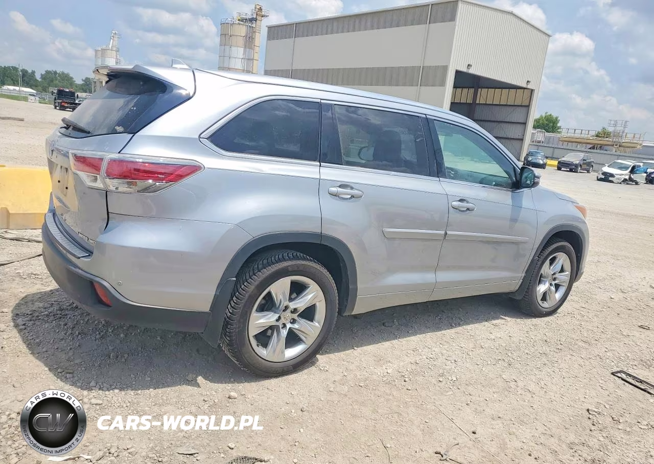 2014 Toyota Highlander Limited VIN:5TDDKRFH6ES042142 - 3