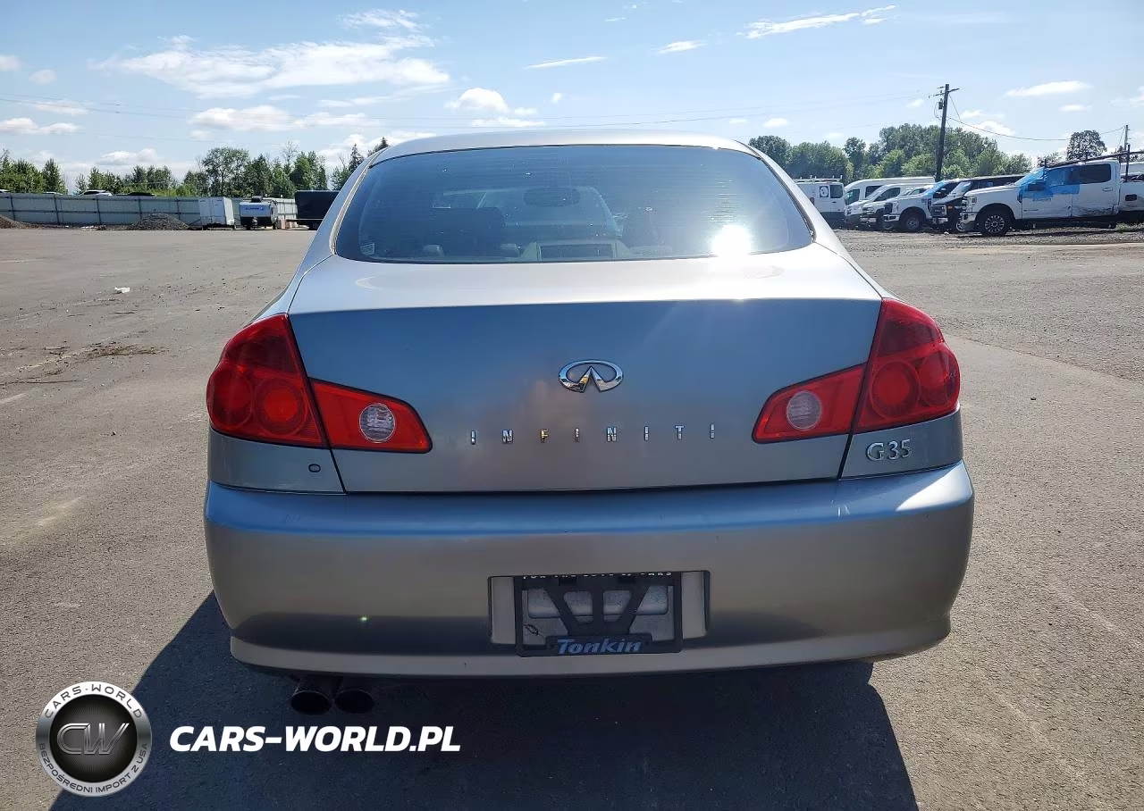 2005 Infiniti G35 VIN:JNKCV51E85M218191 - 6