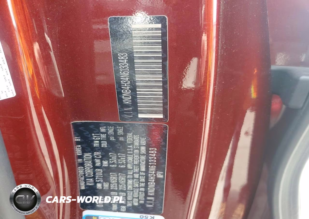 2022 Kia Carnival Lx VIN:KNDNB4H34N6133483 - 14
