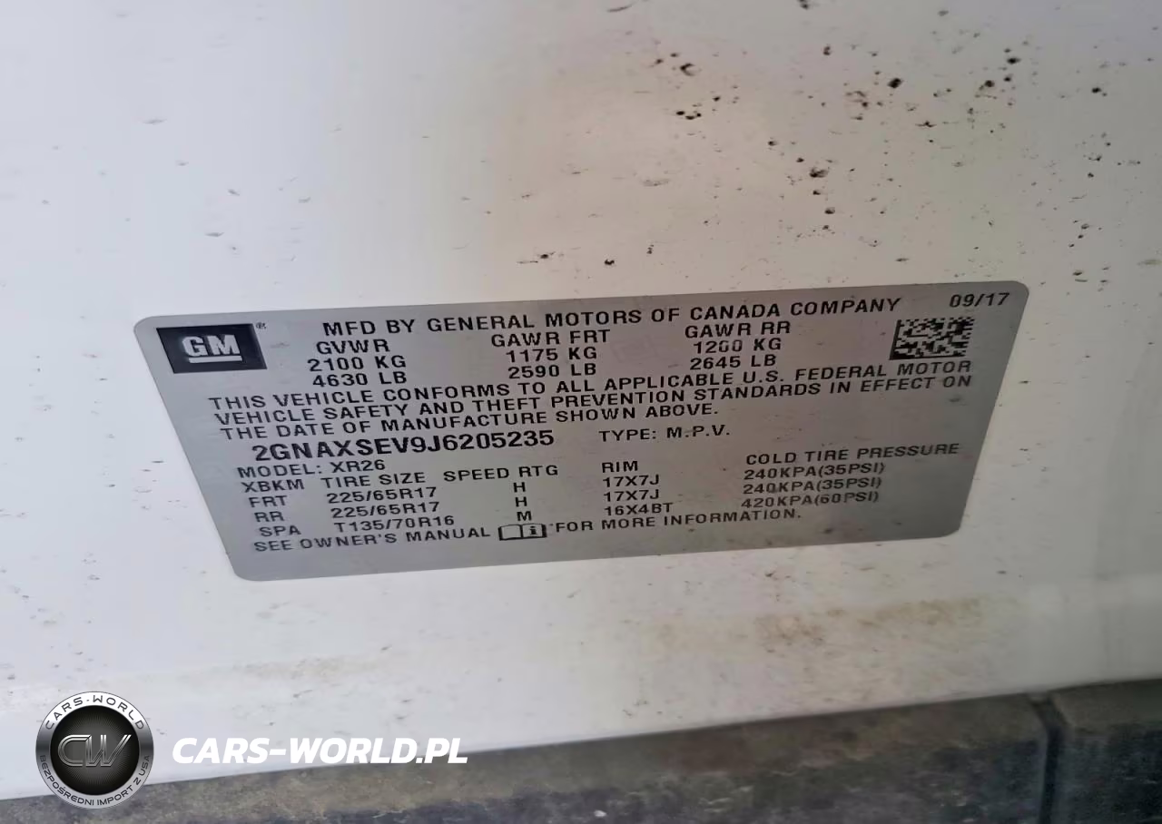 2018 Chevrolet Equinox Lt VIN:2GNAXSEV9J6205235 - 12