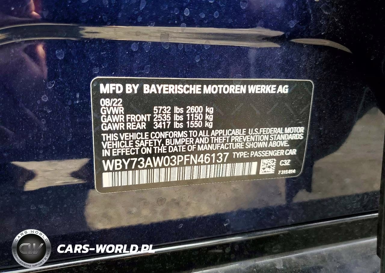 2023 BMW I4 Edrive 40 VIN:WBY73AW03PFN46137 - 12