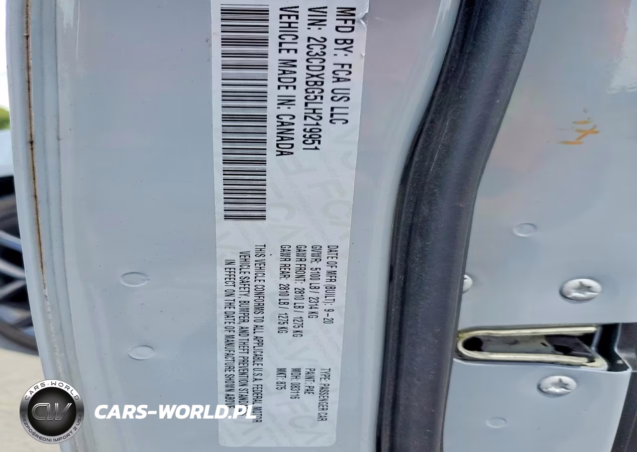 2020 Dodge Charger Sxt VIN:2C3CDXBG5LH219951 - 13