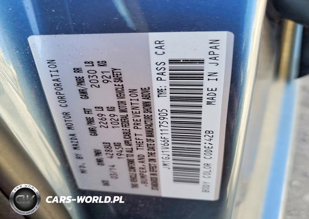 2015 Mazda 6 Touring VIN:JM1GJ1V66F1175905 - 12