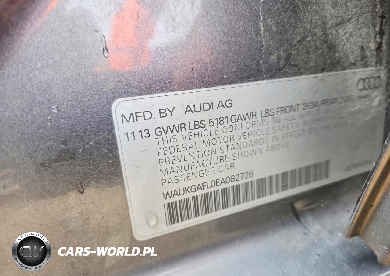 AUDI S4 VIN:WAUKGAFL0EA082726 - 12