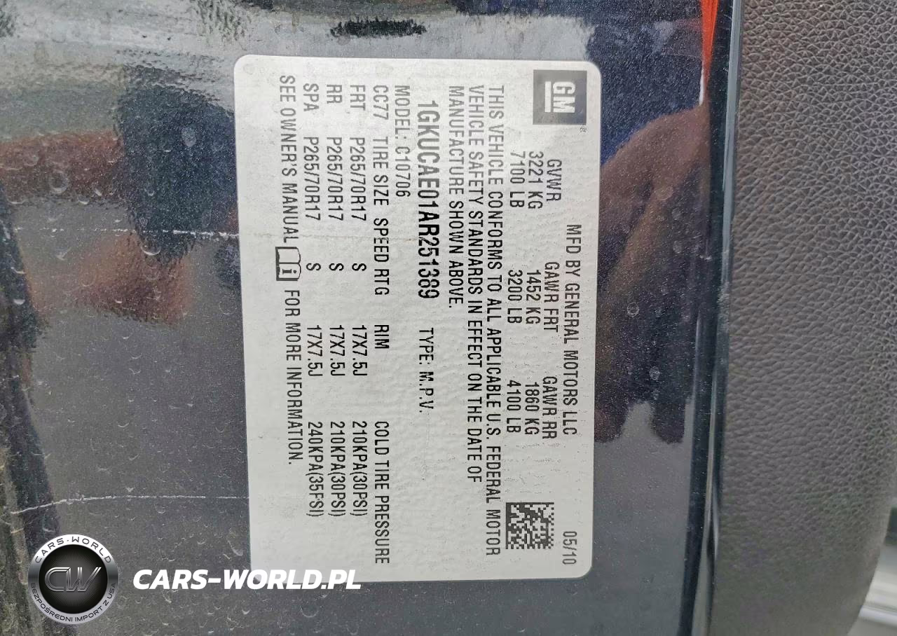 2010 GMC Yukon Sle VIN:1GKUCAE01AR251389 - 13