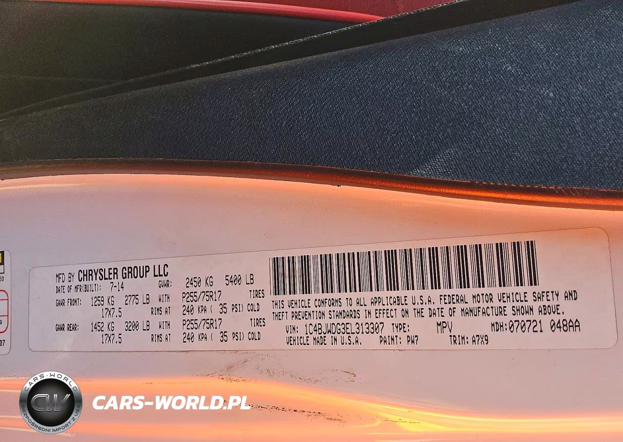 2014 Jeep Wrangler Unlimited Sport VIN:1C4BJWDG3EL313307 - 13