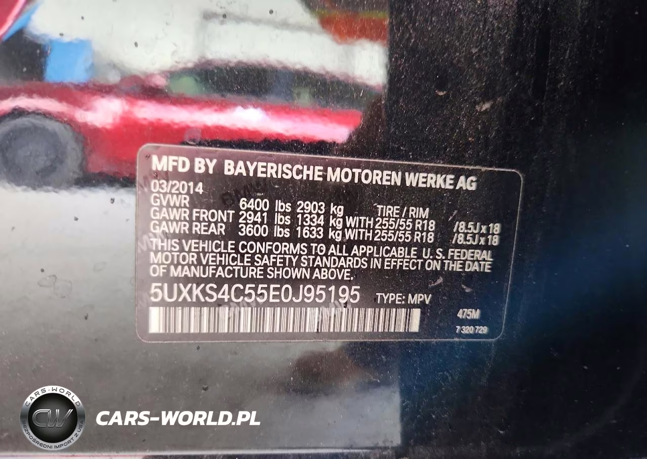 2014 BMW X5 xDrive35D VIN:5UXKS4C55E0J95195 - 13