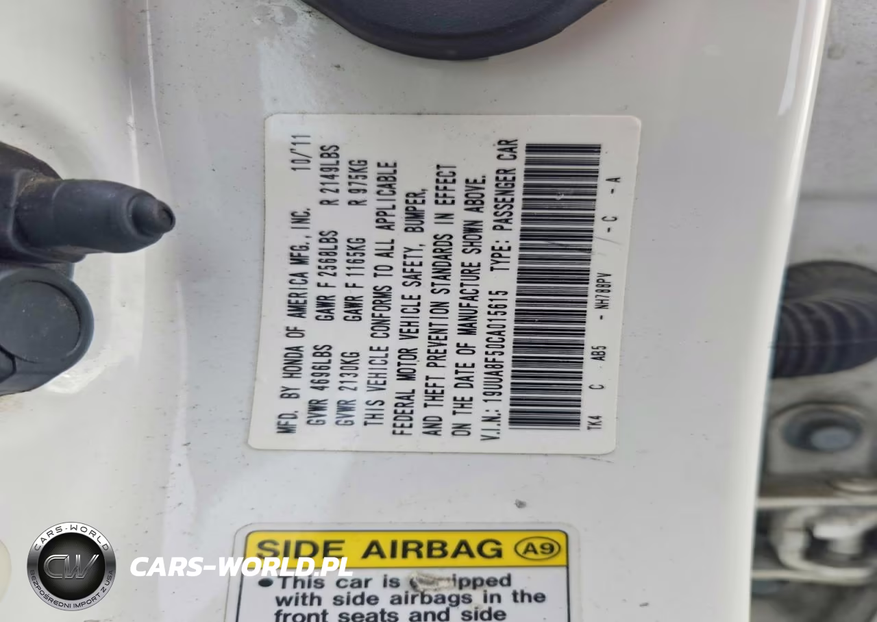 2012 Acura Tl VIN:19UUA8F50CA015615 - 12