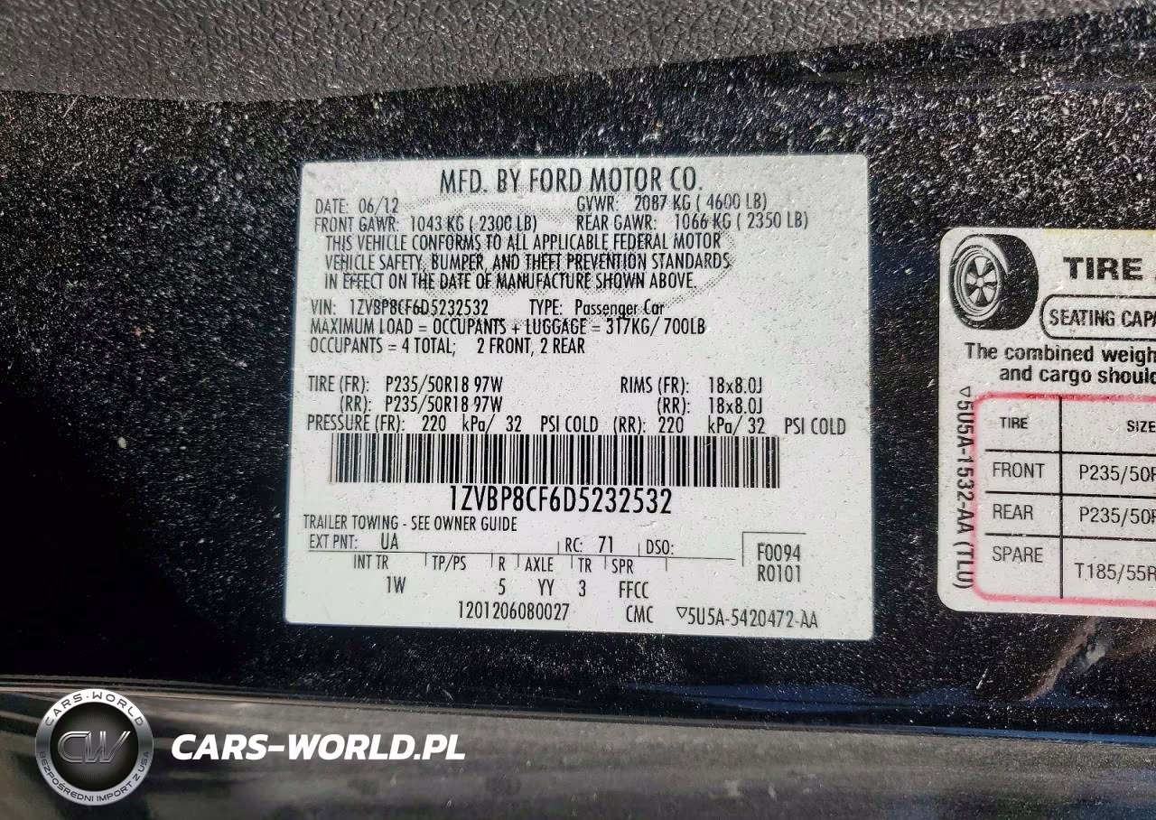 2013 Ford Mustang Gt VIN:1ZVBP8CF6D5232532 - 13