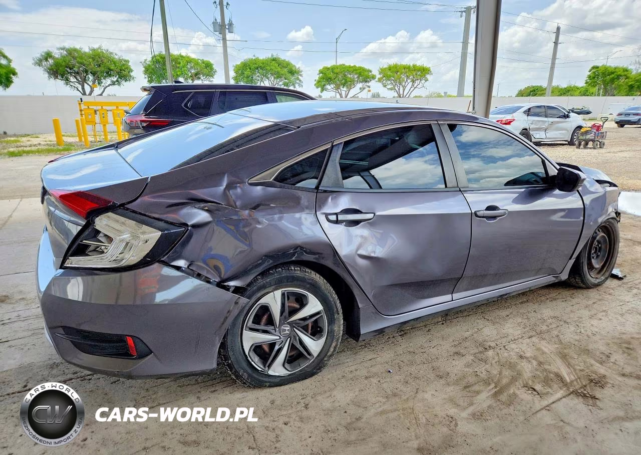 2020 Honda Civic Lx VIN:19XFC2F63LE007268 - 3