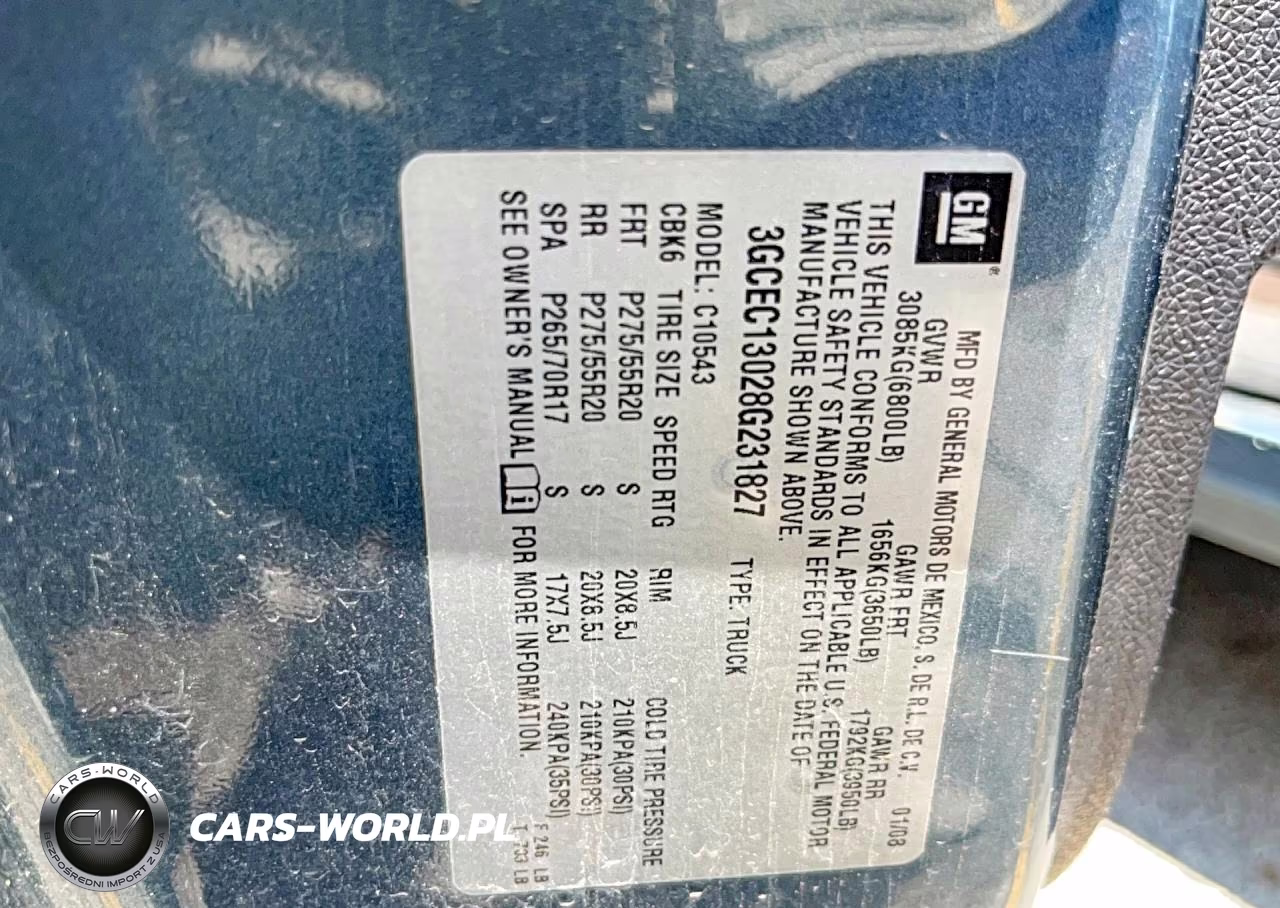 2008 Chevrolet Silverado C1500 VIN:3GCEC13028G231827 - 10