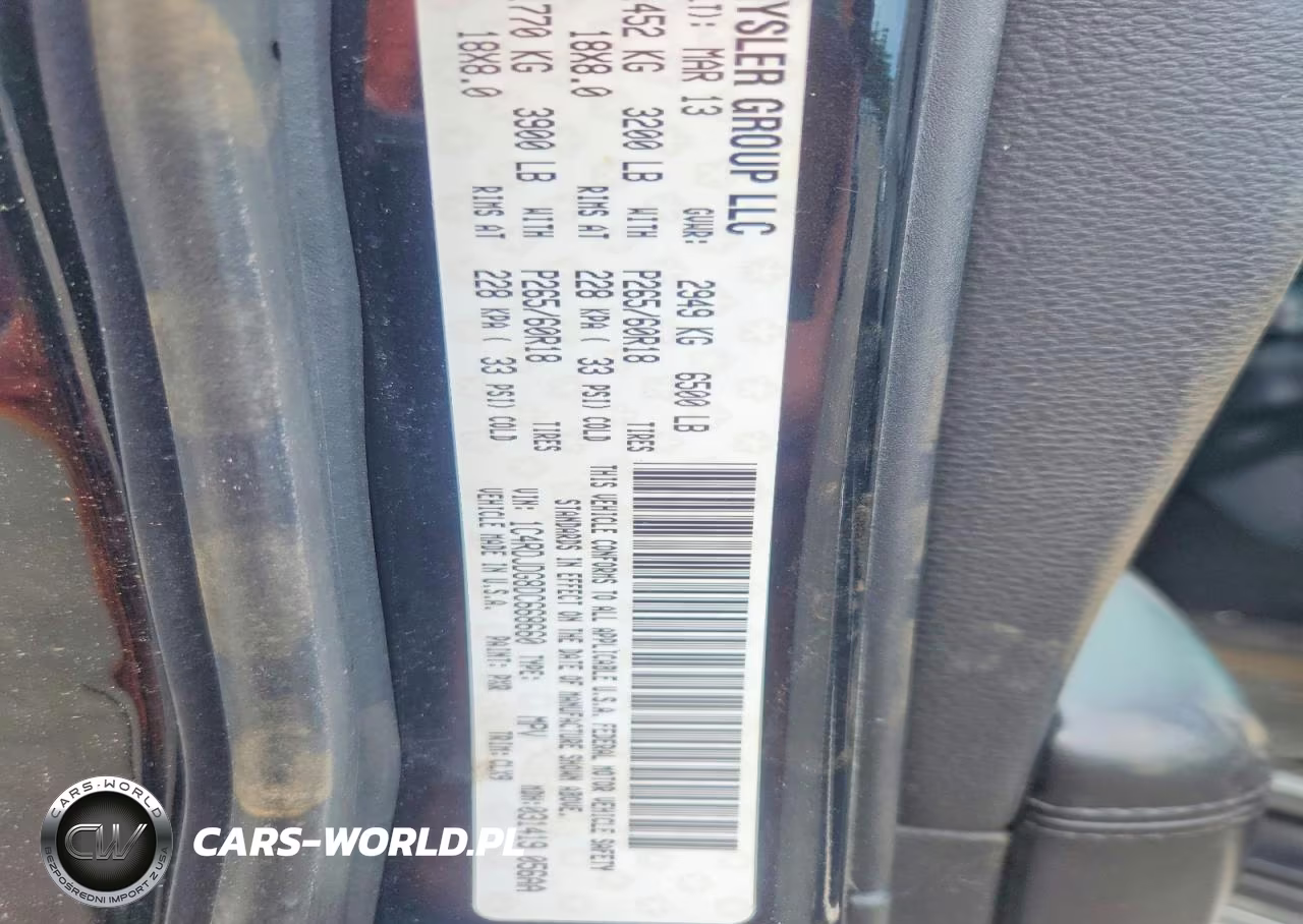 2013 Dodge Durango Crew VIN:1C4RDJDG8DC668660 - 13