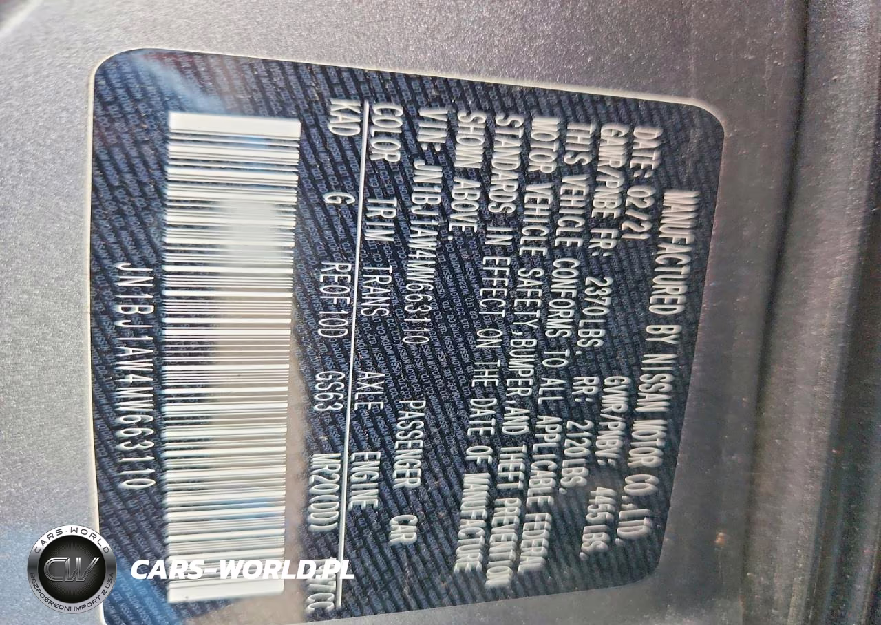 2021 Nissan Rogue Sport S VIN:JN1BJ1AW4MW663110 - 13