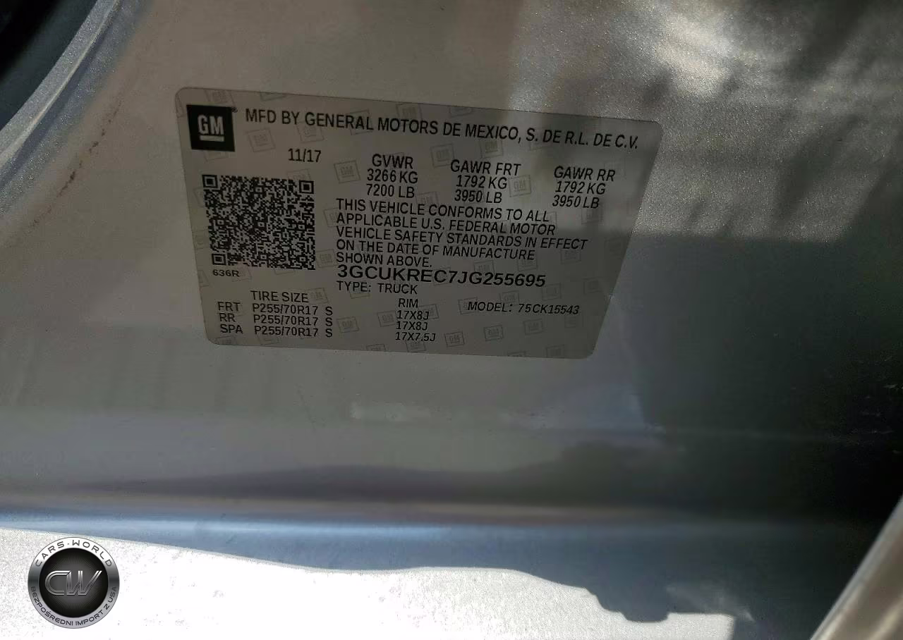 2018 Chevrolet Silverado K1500 Lt VIN:3GCUKREC7JG255695 - 12