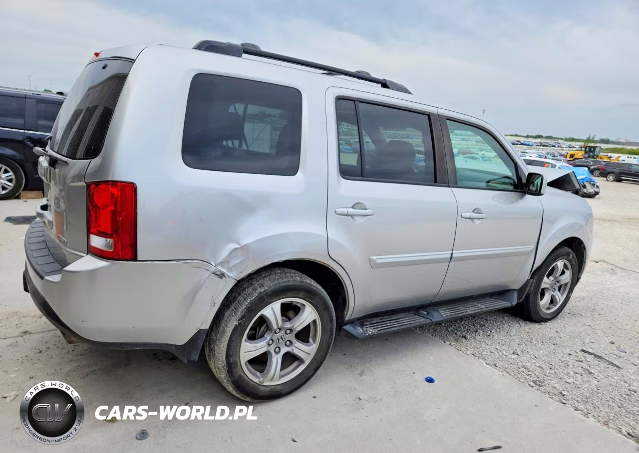 2013 Honda Pilot Exl VIN:5FNYF4H64DB012029 - 3