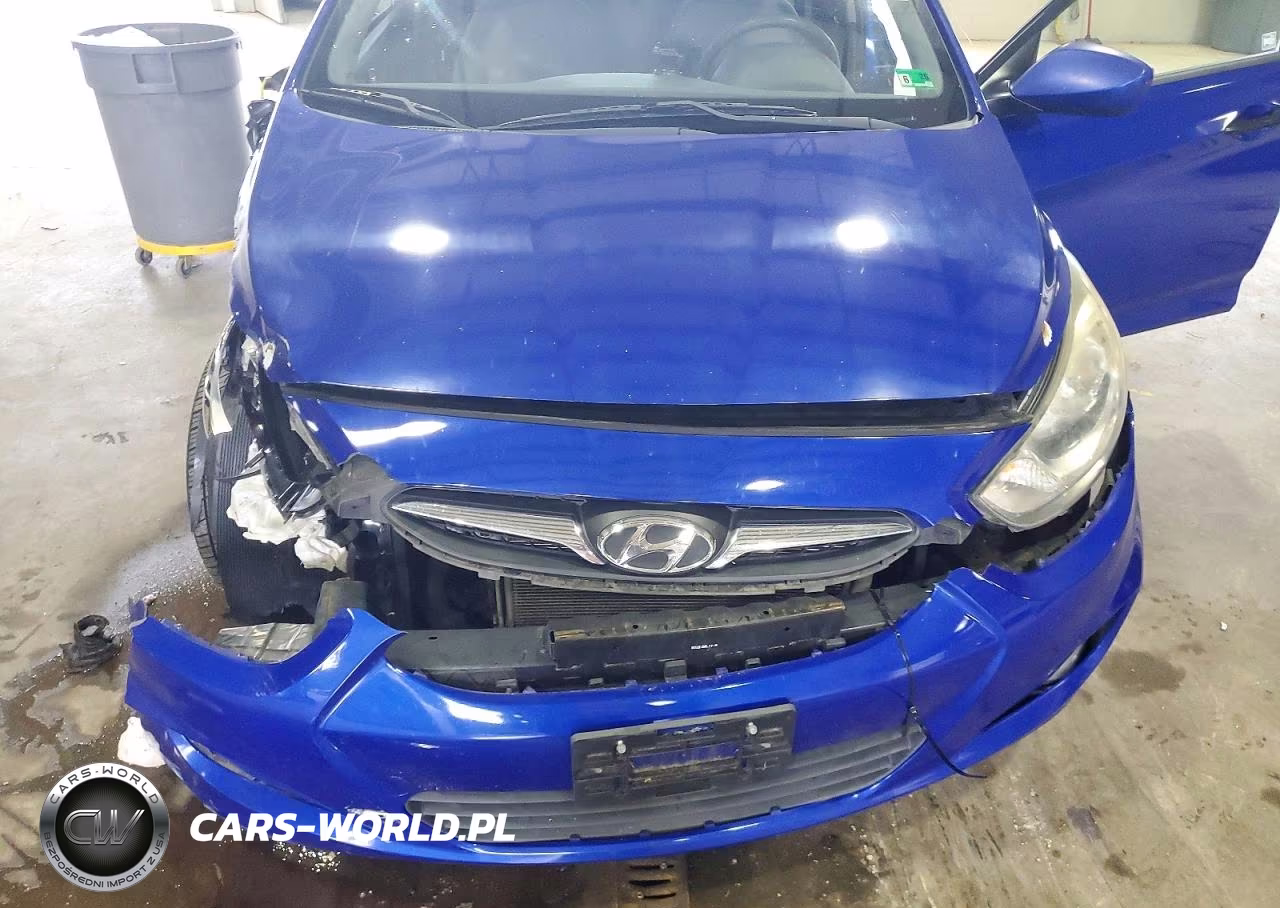 2013 Hyundai Accent Gls VIN:KMHCU4AE9DU341877 - 11