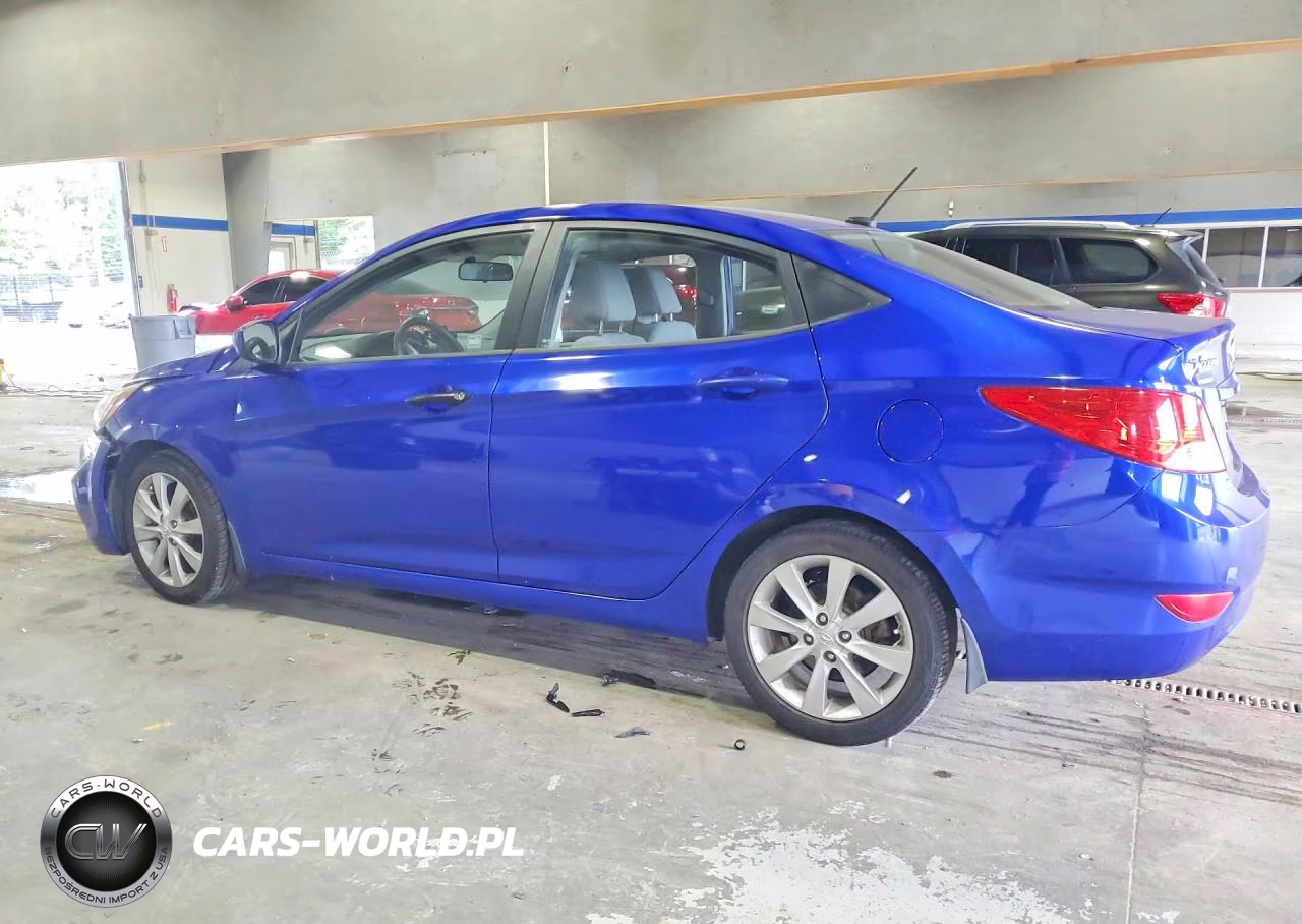 2013 Hyundai Accent Gls VIN:KMHCU4AE9DU341877 - 2