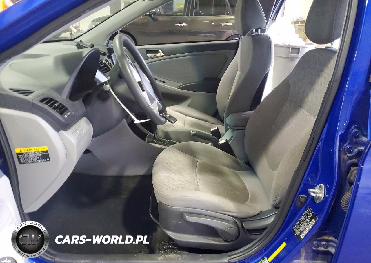 2013 Hyundai Accent Gls VIN:KMHCU4AE9DU341877 - 7