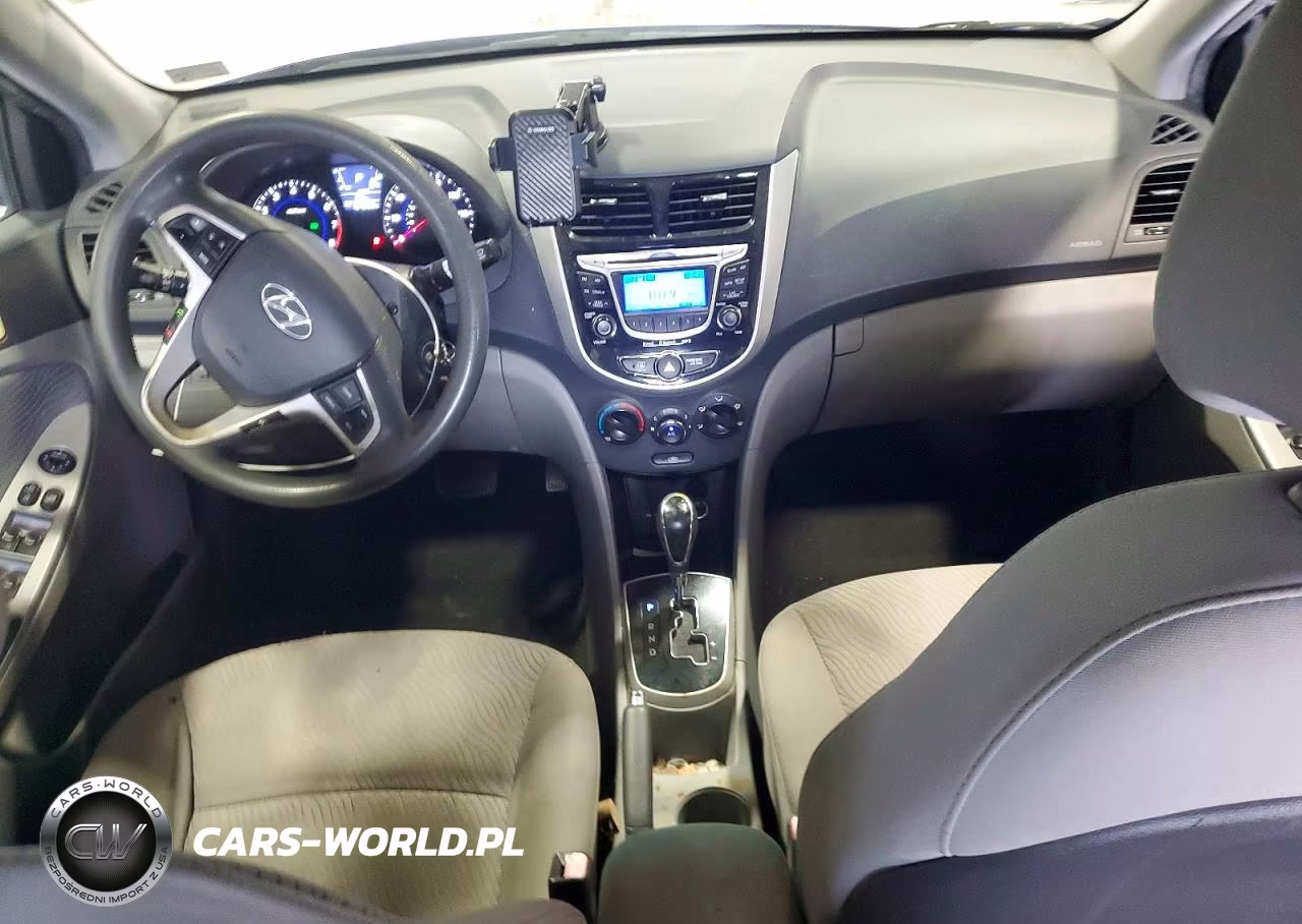 2013 Hyundai Accent Gls VIN:KMHCU4AE9DU341877 - 8