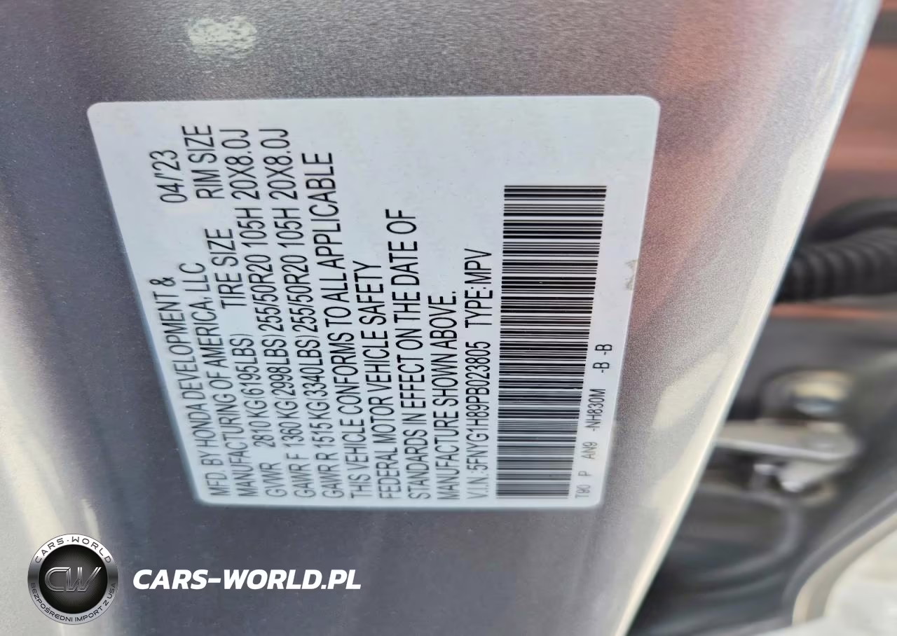2023 Honda Pilot Elite VIN:5FNYG1H89PB023805 - 13