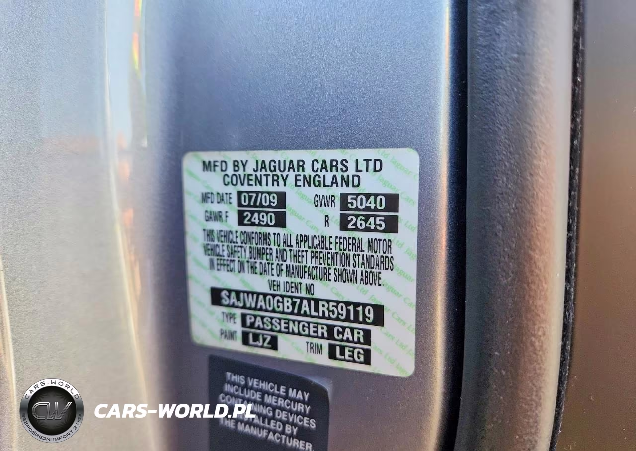2010 Jaguar Xf Premium VIN:SAJWA0GB7ALR59119 - 13
