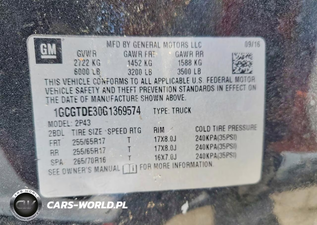 2016 Chevrolet Colorado Z71 VIN:1GCGTDE30G1369574 - 13