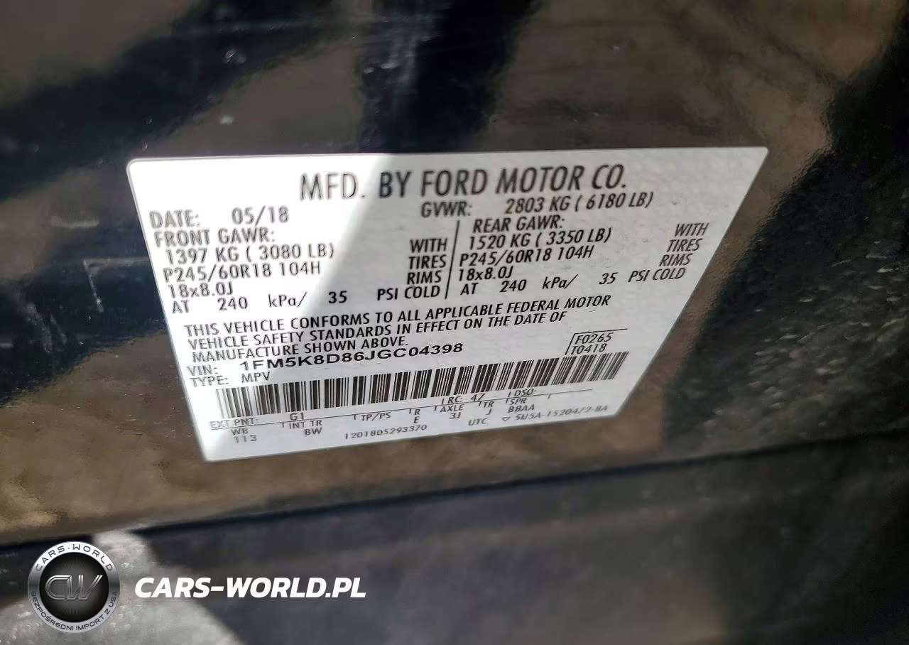 2018 Ford Explorer Xlt VIN:1FM5K8D86JGC04398 - 12