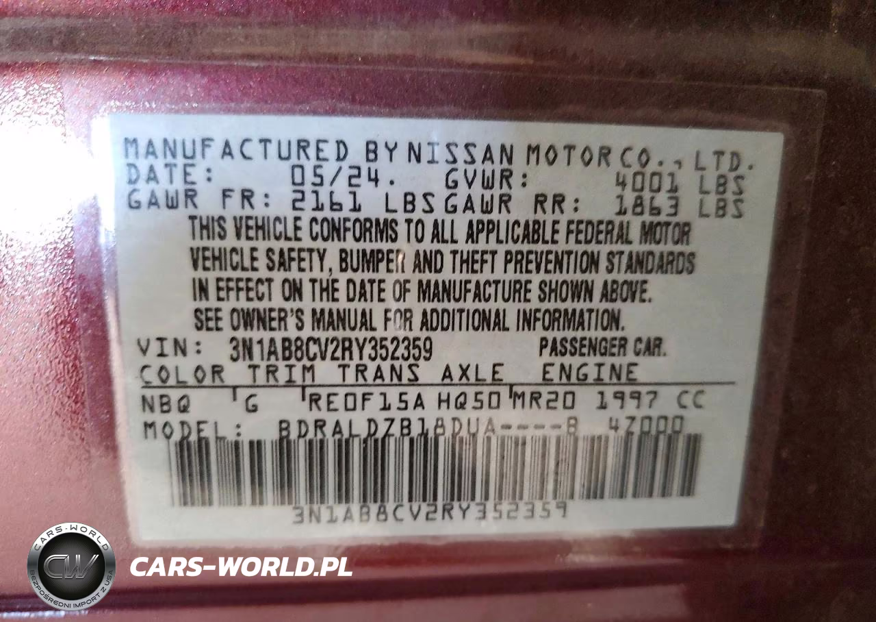 2024 Nissan Sentra Sv VIN:3N1AB8CV2RY352359 - 12