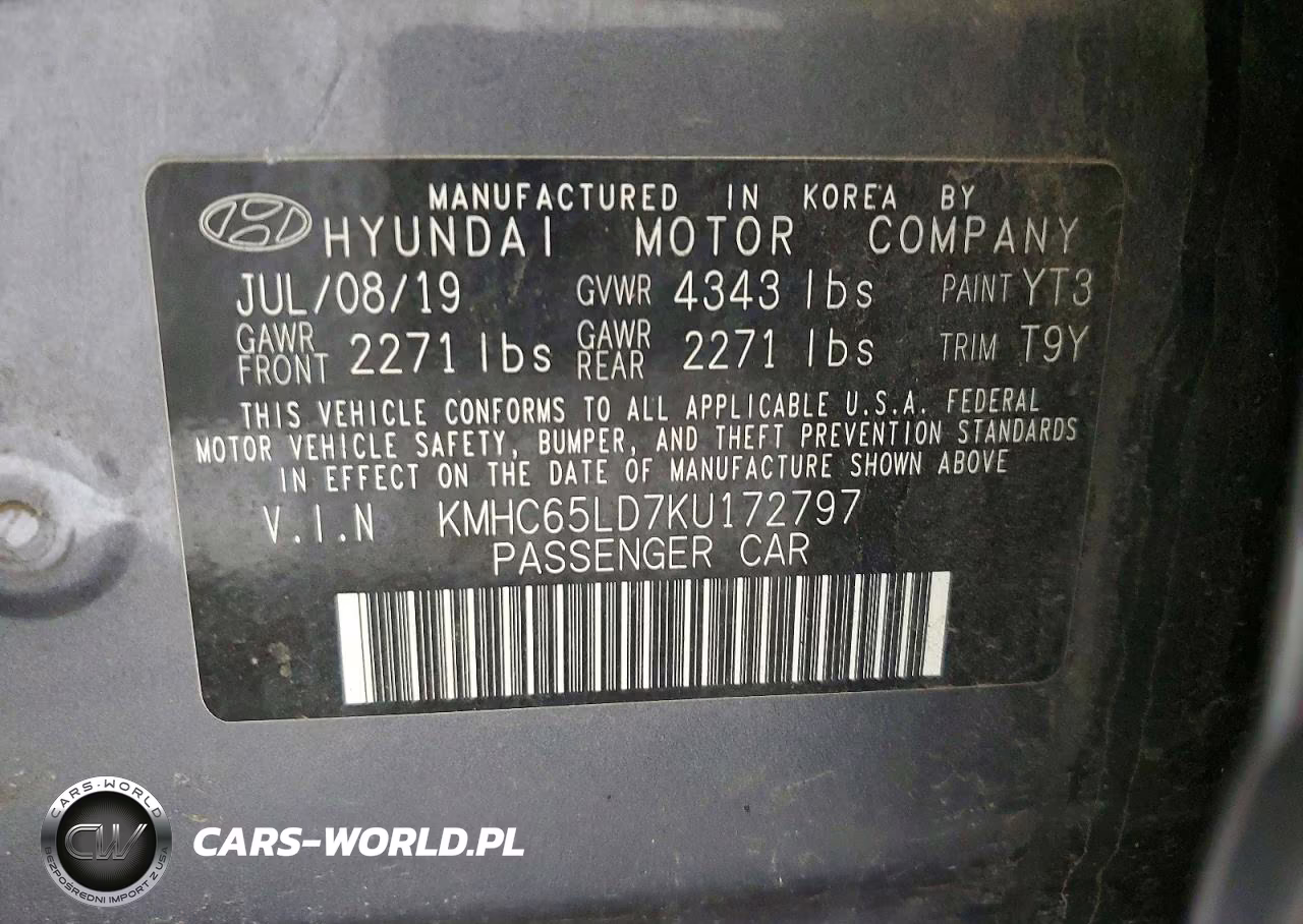 2019 Hyundai Ioniq Plug-In Hybrid Base VIN:KMHC65LD7KU172797 - 13