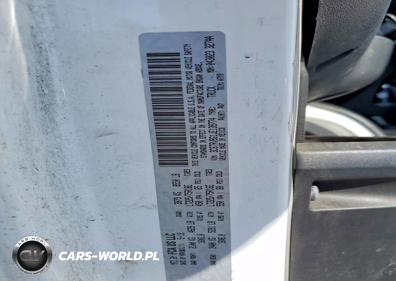 2018 Ram Promaster 1500 Delivery Van VIN:3C6TRVBG1JE139774 - 13