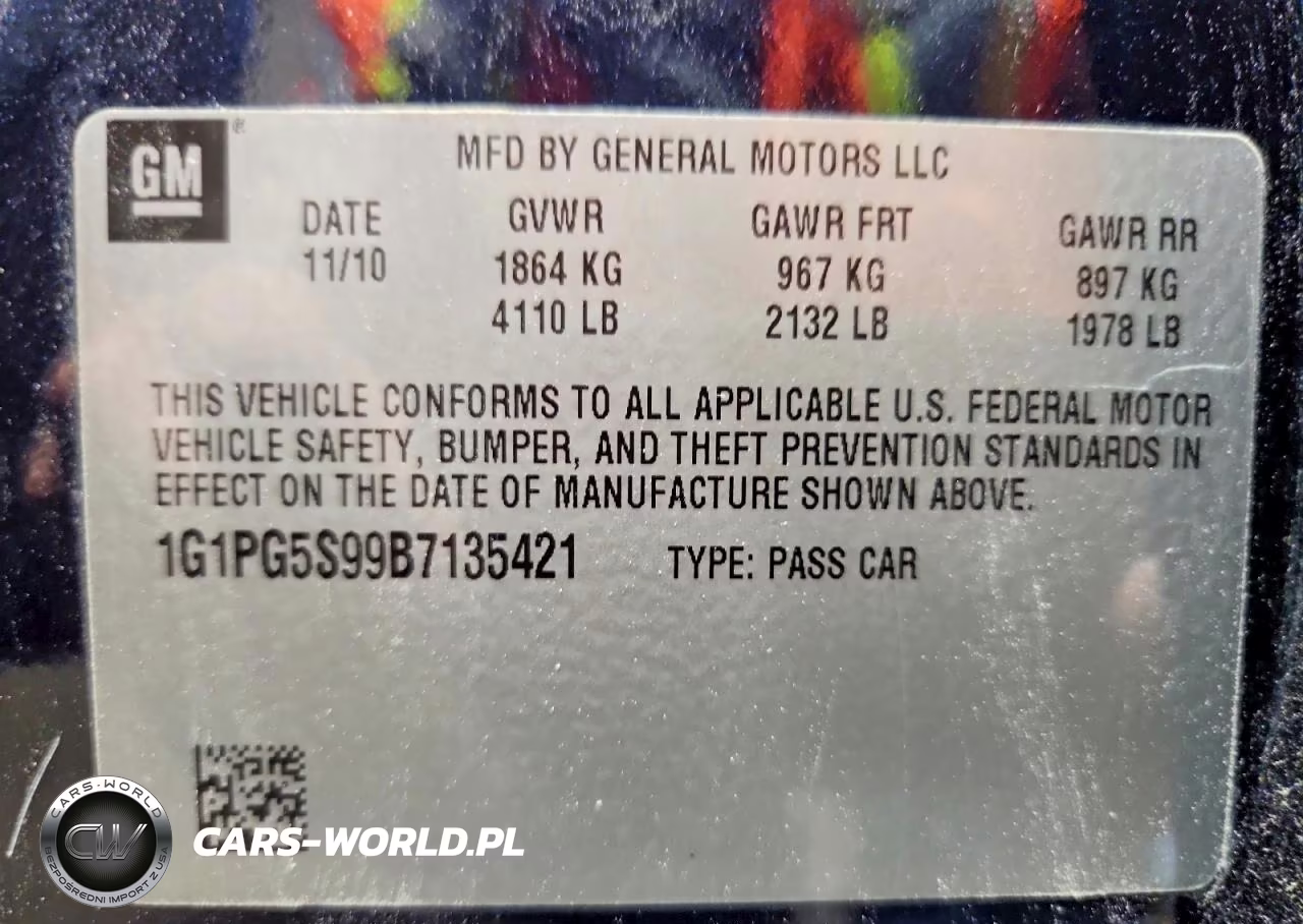 2011 Chevrolet Cruze Lt VIN:1G1PG5S99B7135421 - 12