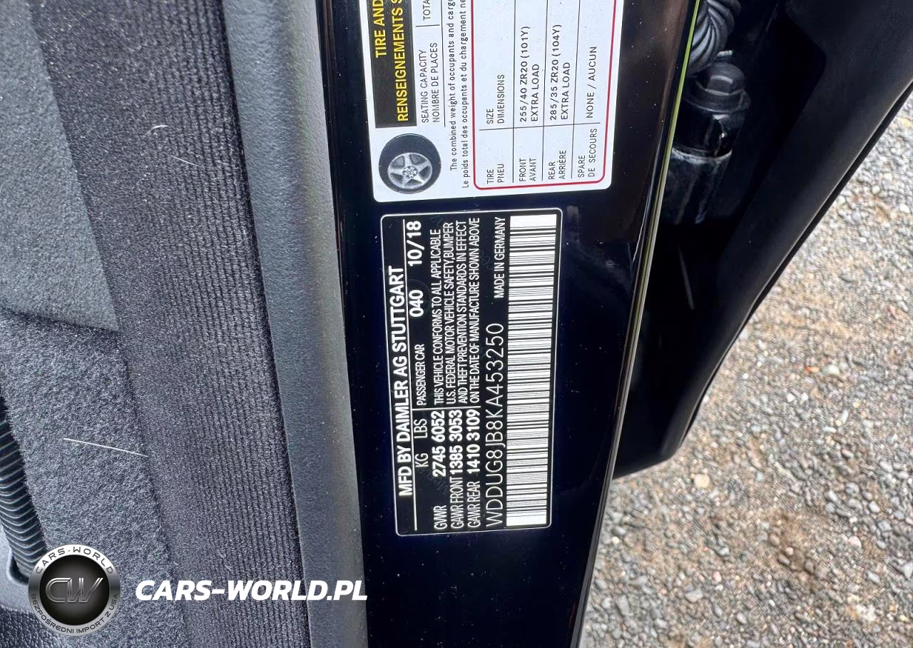2019 Mercedes-Benz S 63 Amg 4Matic VIN:WDDUG8JB8KA453250 - 10
