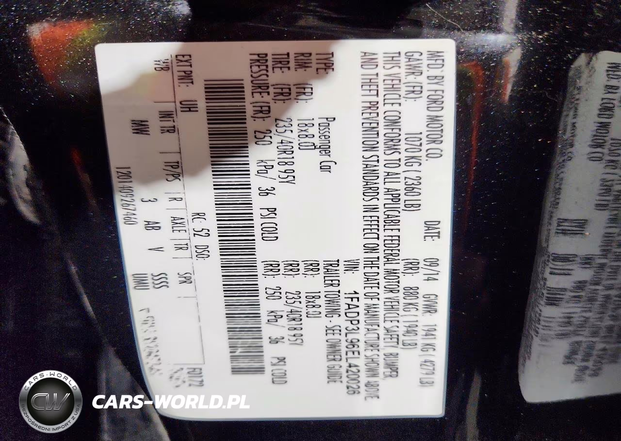 2014 Ford Focus St VIN:1FADP3L96EL420026 - 14