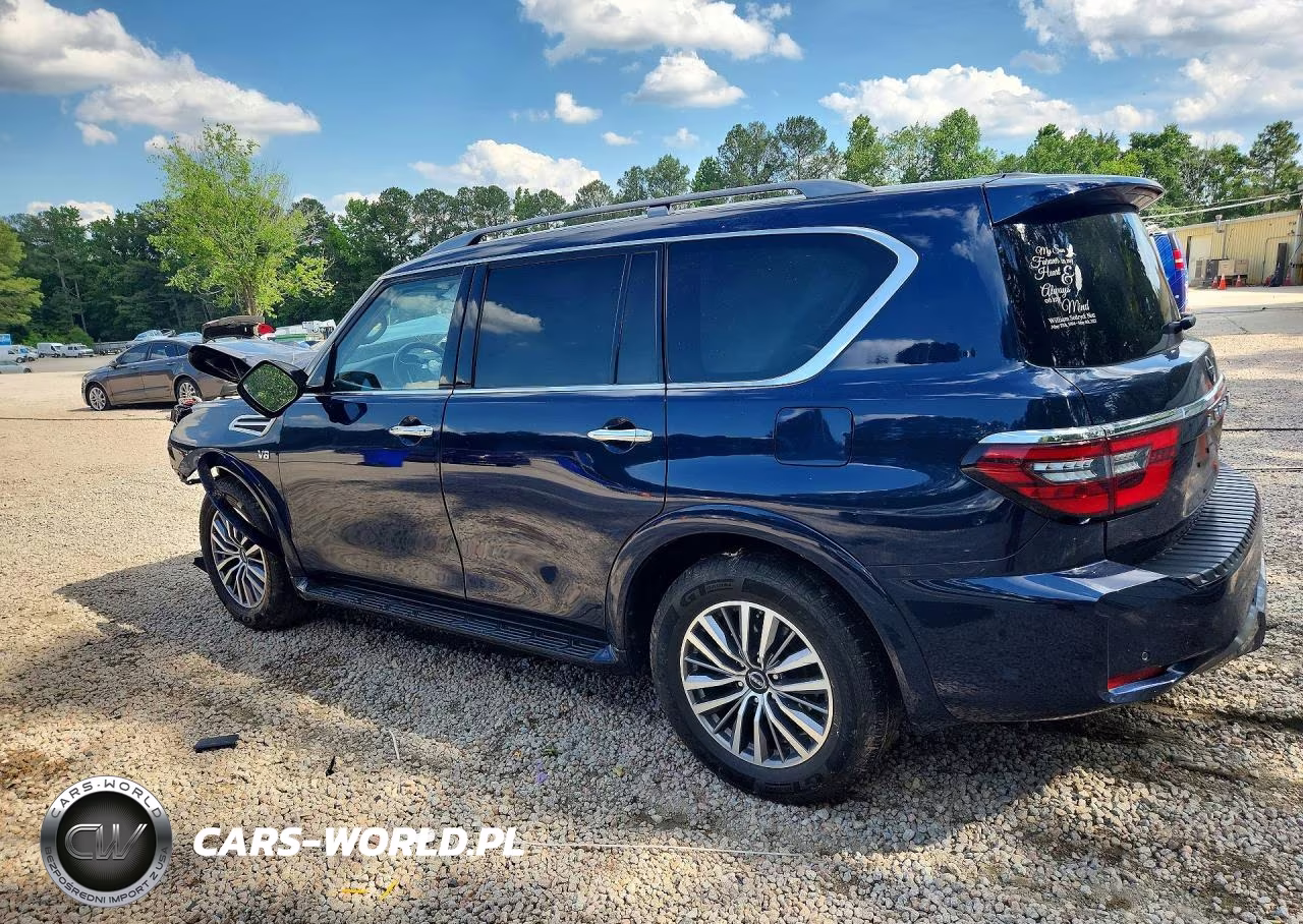 2022 Nissan Armada Sl VIN:JN8AY2BA2N9393165 - 2