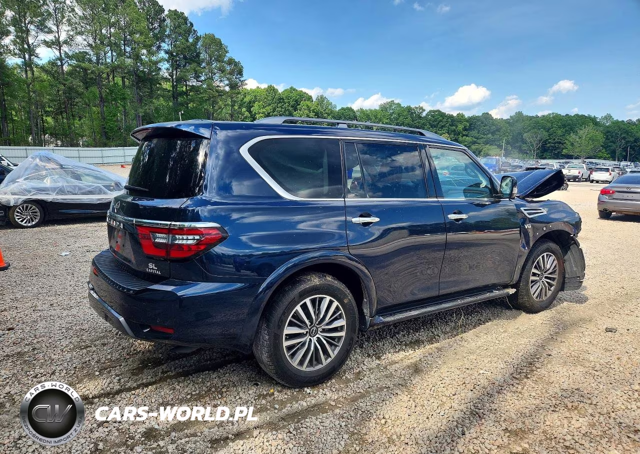 2022 Nissan Armada Sl VIN:JN8AY2BA2N9393165 - 3