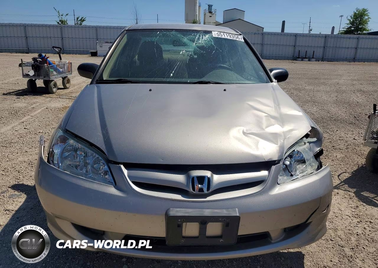 2004 Honda Civic Lx VIN:1HGES16594L023906 - 5