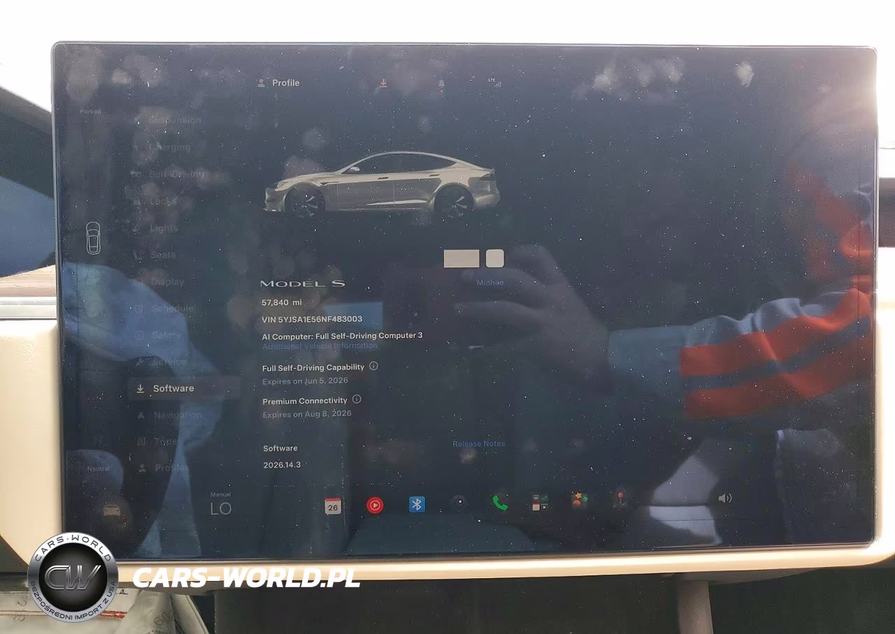 2022 Tesla Model S VIN:5YJSA1E56NF483003 - 9