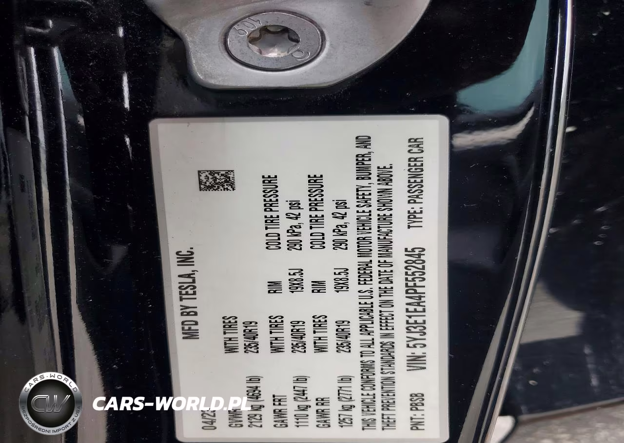 2023 Tesla Model 3 VIN:5YJ3E1EA4PF552845 - 12