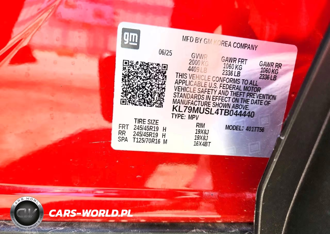 2026 Chevrolet Trailblazer Rs VIN:KL79MUSL4TB044440 - 13