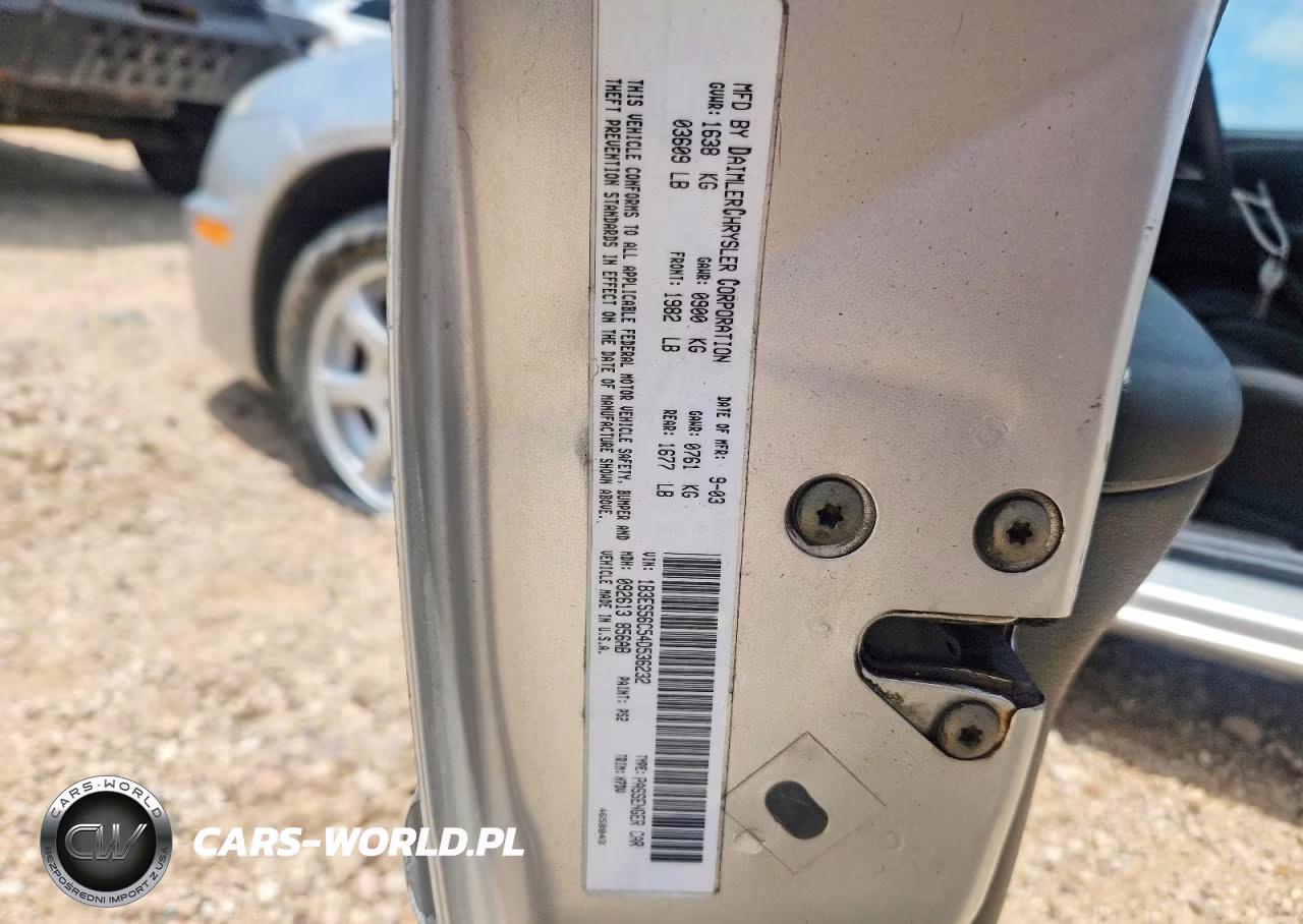2004 Dodge Neon Sxt VIN:1B3ES56C54D536232 - 12