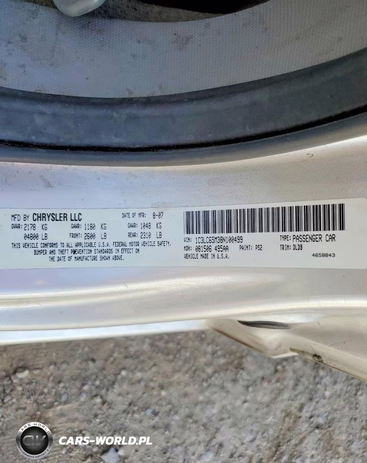 2008 Chrysler Sebring Limited VIN:1C3LC65M38N100499 - 12