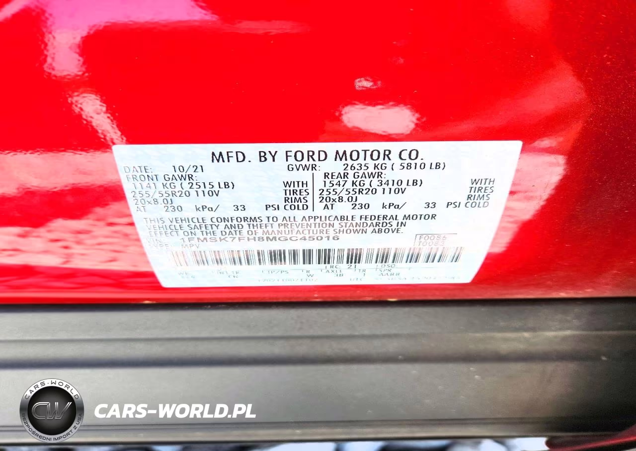2021 Ford Explorer Limited VIN:1FMSK7FH8MGC45016 - 12