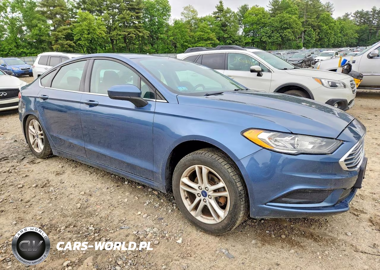2018 Ford Fusion Se VIN:3FA6P0HD3JR258453 - 4