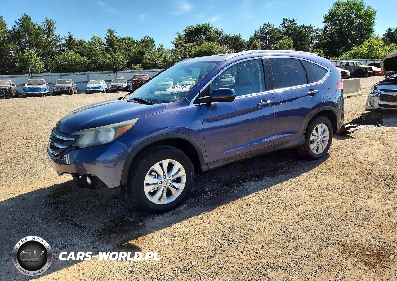 2014 Honda Cr-V Exl VIN:2HKRM4H75EH625332 - 1