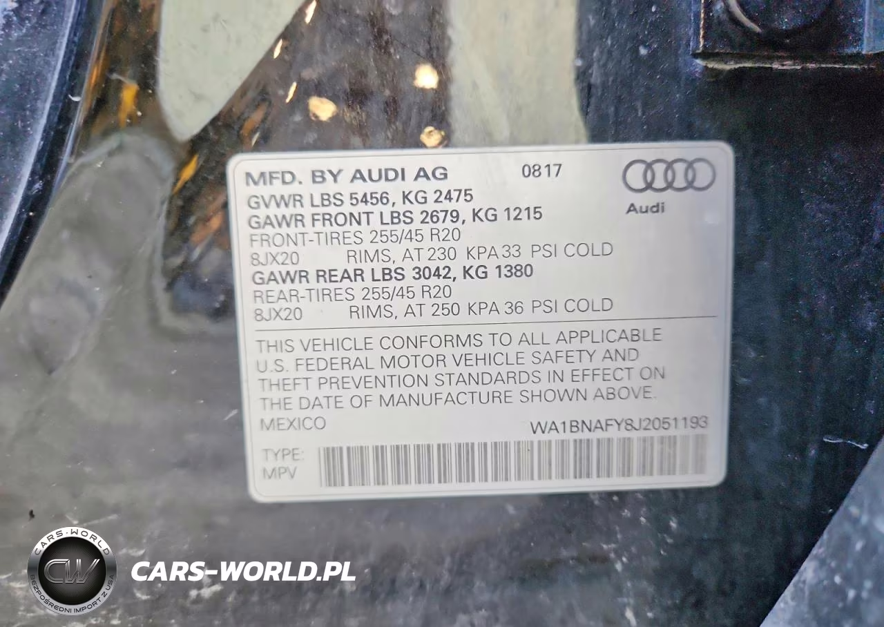 2018 Audi Q5 Premium Plus VIN:WA1BNAFY8J2051193 - 13
