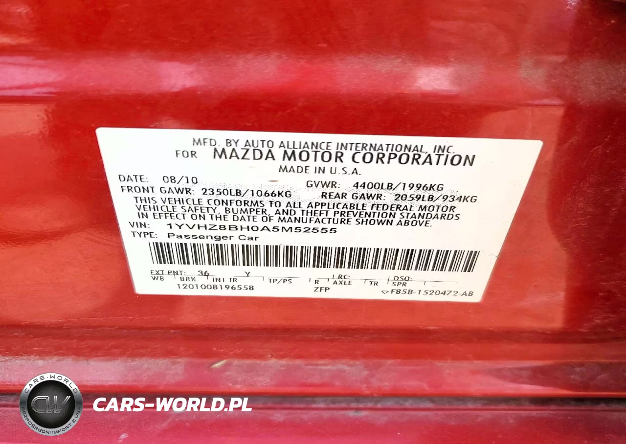 2010 Mazda 6 I VIN:1YVHZ8BH0A5M52555 - 12