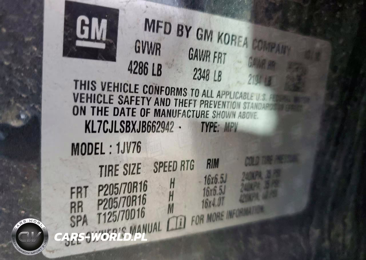 2018 Chevrolet Trax 1Lt VIN:KL7CJLSBXJB662942 - 13