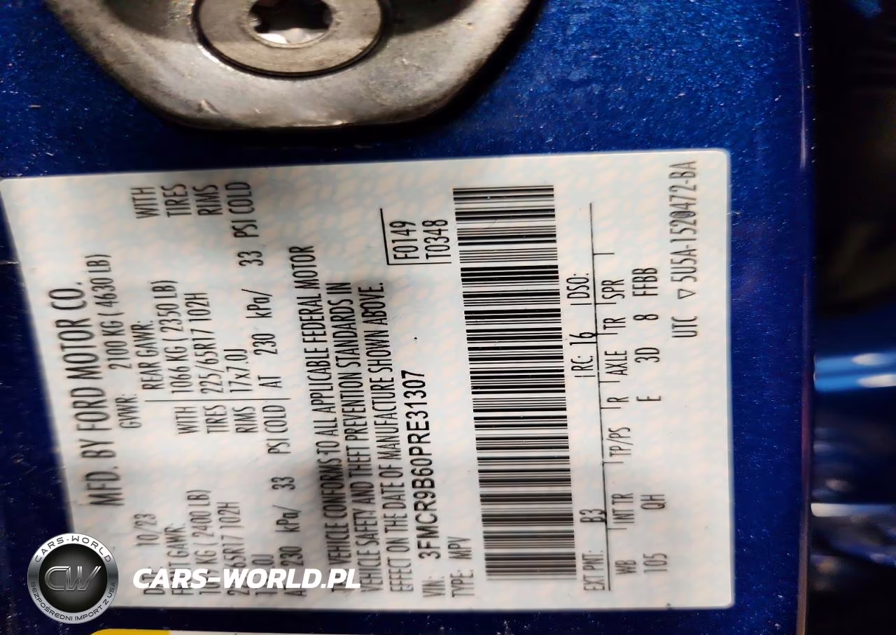 2023 Ford Bronco Sport Big Bend VIN:3FMCR9B60PRE31307 - 13